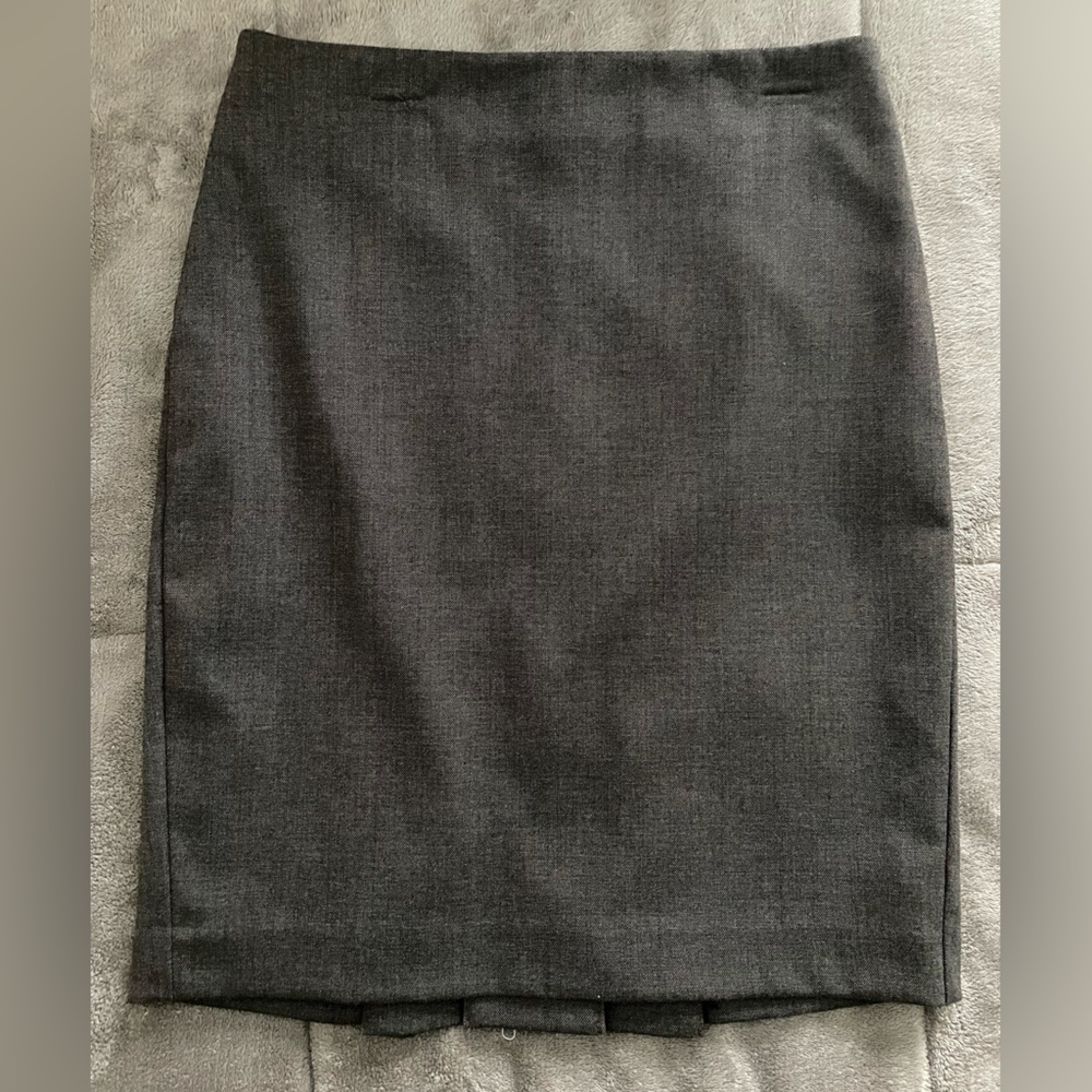 Ann Taylor Charcoal Pencil Skirt